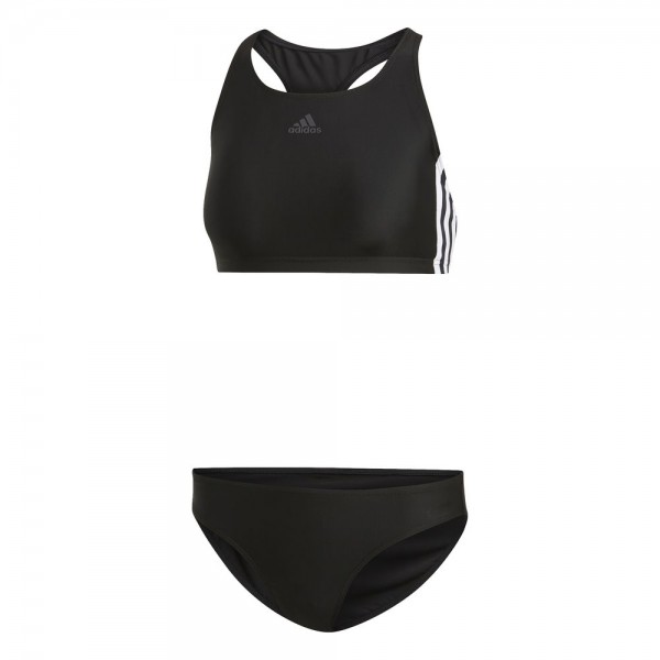 Adidas Frauen 3-Streifen Bikini Set schwarz