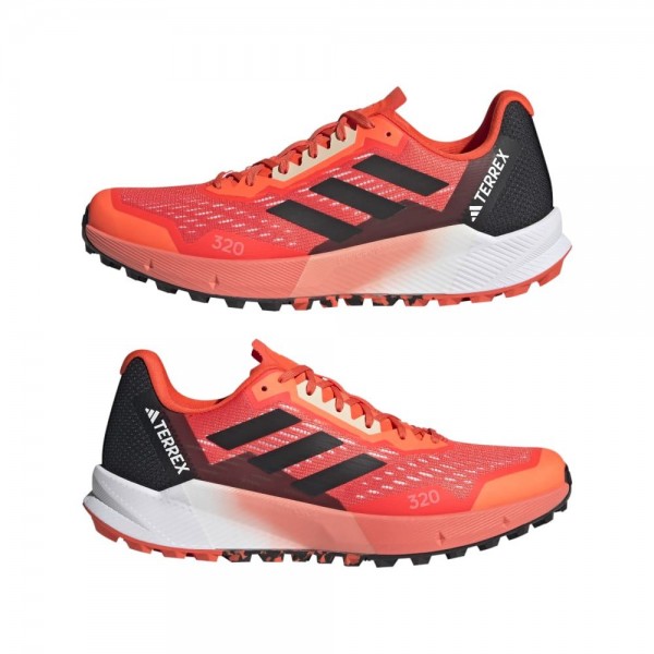 Adidas Terrex Agravic Flow 2.0 Trailrunning-Schuhe Herren impact orange schwarz coral