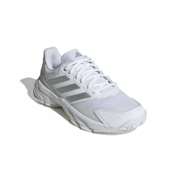 Adidas CourtJam Control 3 Tennisschuhe Damen weiß silber