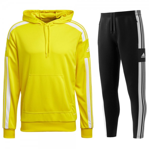 Adidas Fußball Kinder Trainingsanzug Squadra 21 gelb schwarz