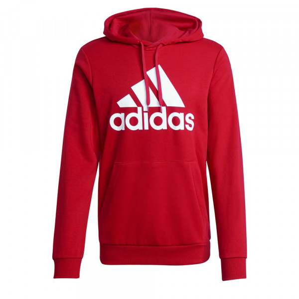 Adidas Essentials Big Logo Hoodie Herren rot weiß