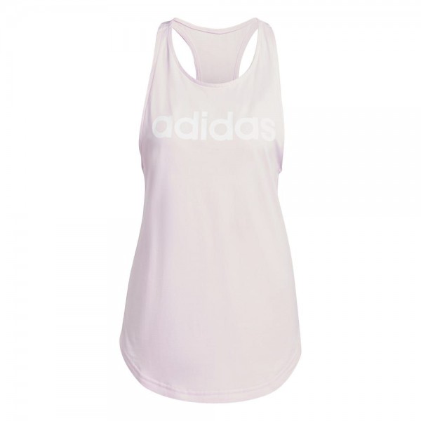 Adidas LOUNGEWEAR Essentials Loose Logo Tanktop Damen hellpink weiß