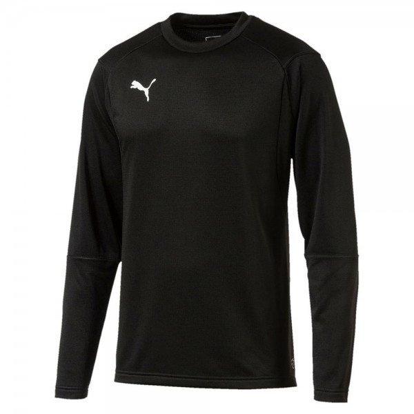 Puma Fußball Liga Training Sweatshirt Fußballshirt Herren schwarz