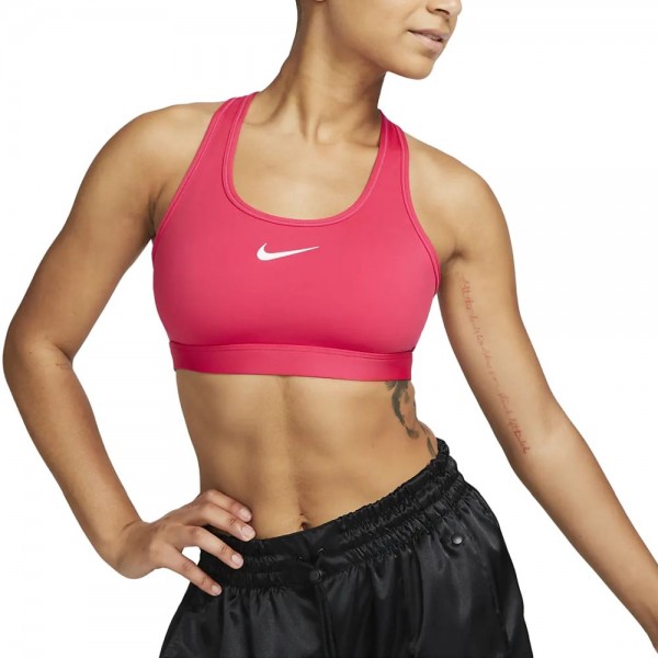 Nike Swoosh Medium Support Sport-BH Damen coral