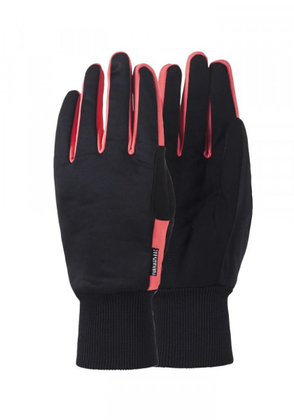 Rukka Basic Handschuhe Unisex schwarz coral