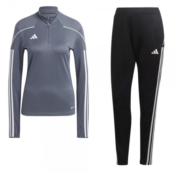Adidas Tiro 23 League Trainingsset Damen grau schwarz