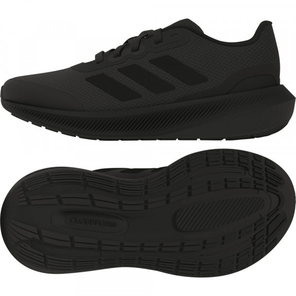 Adidas RunFalcon 3 Sport Running Lace Laufschuhe Kinder schwarz
