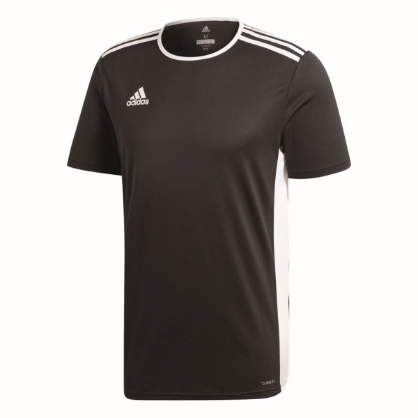 Adidas Entrada 18 Fußball Match Trikot Herren Teamtrikot kurzarm schwarz weiß