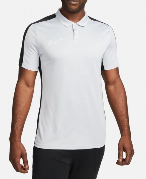 Nike Dri-FIT Academy 23 Poloshirt Kinder hellgrau schwarz