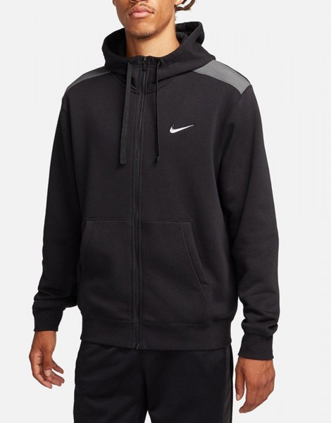 Nike Sportswear Fleece FZ Hoodie Herren schwarz grau