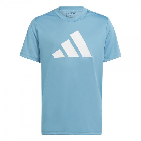 Adidas Train Essentials AEROREADY Logo Regular-Fit T-Shirt Kinder blau weiß