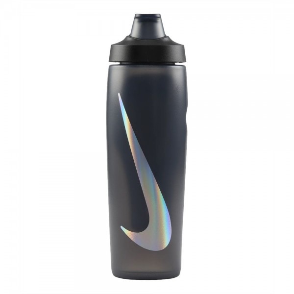 Nike Refuel Wasserflasche 700 ml anthrazit schwarz silber