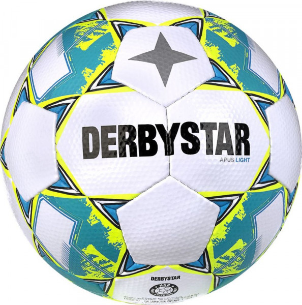 Derbystar Fußball Apus Light V23 350g weiß gelb blau