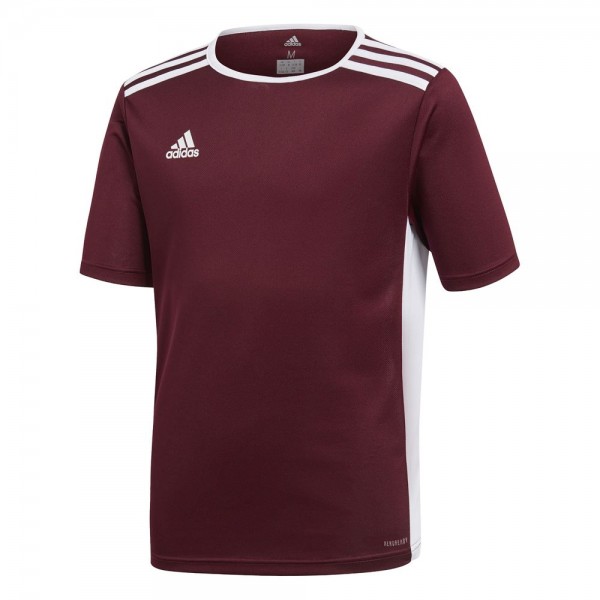 Adidas Fußball Entrada 18 Match Trikot Kurzarmshirt Kinder Teamtrikot dunkelrot weiß