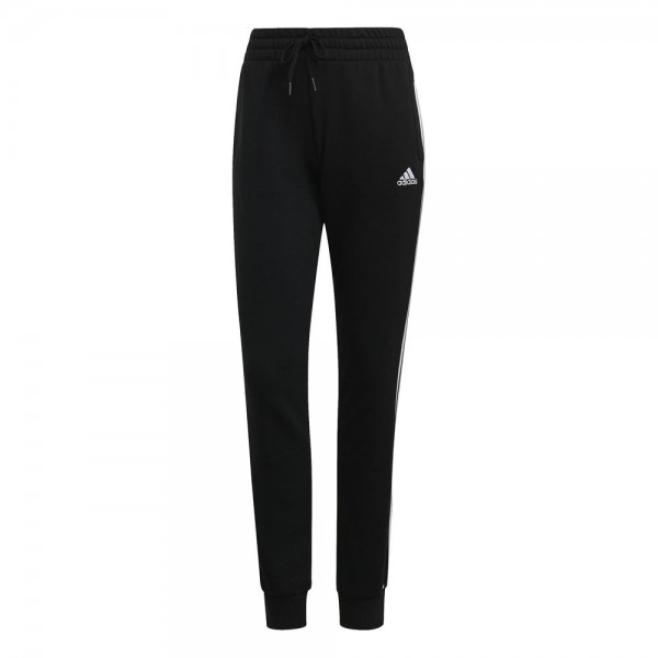 Adidas Essentials French Terry 3-Streifen Hose Damen schwarz weiß
