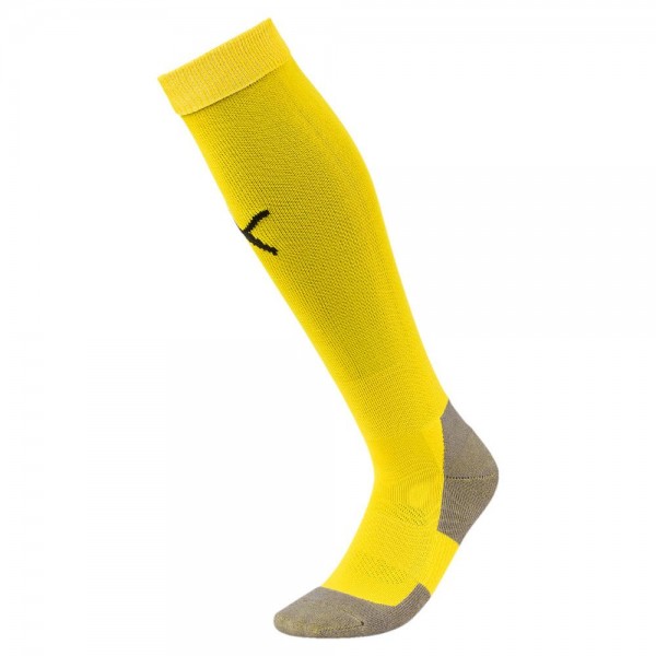 Puma Herren Fussball Liga Core Stutzen Männer Socken gelb schwarz