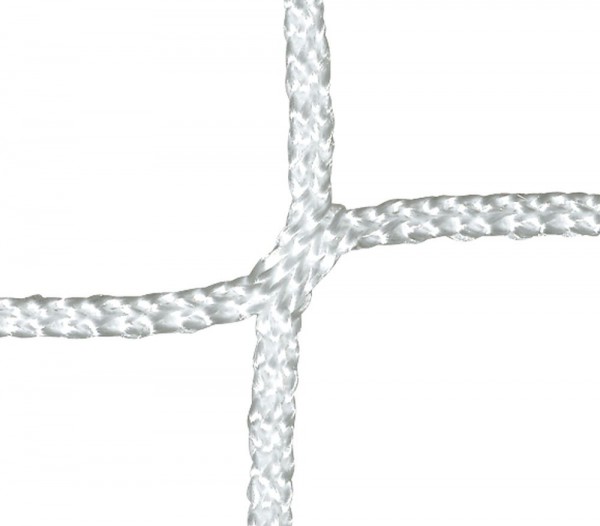 Huck Hallenhandball-Tornetze 1 Paar mit Leine Polyester 4 mm weiß