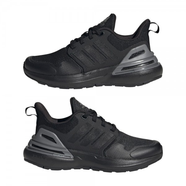 Adidas RapidaSport Bounce Lace Schuhe Kinder schwarz iron metallic