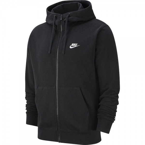 Nike Herren Sportswear Club Jacke schwarz weiß