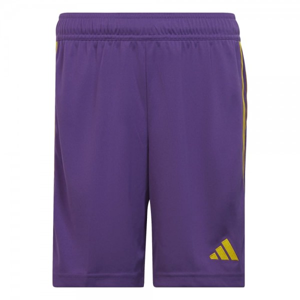 Adidas Tiro 23 League Shorts Kinder lila gelb