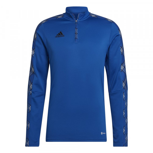 Adidas Tiro Fleece Mid-Layer Oberteil Herren blau schwarz