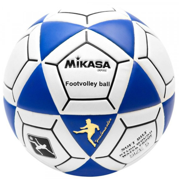 Mikasa Volleyball F531F-FA-BL Footvolley-Ball blau weiß Gr 5