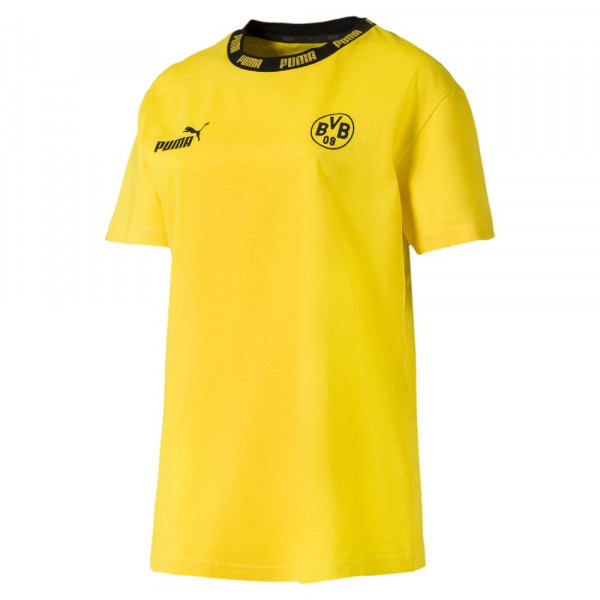 Training Damen Herren Bekleidung Herren Sport- PUMA Borussia Dortmund ftblCulture Sweatshirt mit Rundhalsausschnitt in Schwarz und Fitnesskleidung Sweatshirts 