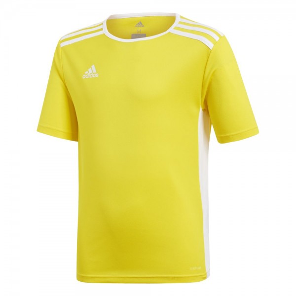 Adidas Fußball Entrada 18 Match Trikot Kurzarmshirt Kinder Teamtrikot gelb weiß