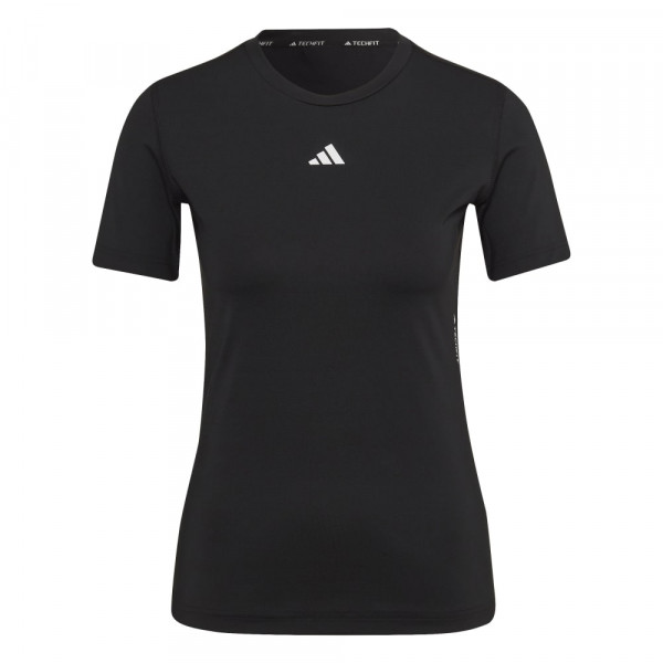 Adidas Techfit Training T-Shirt Damen schwarz weiß