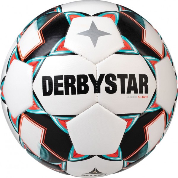 Derbystar Fußball Junior S-Light weiß grün schwarz