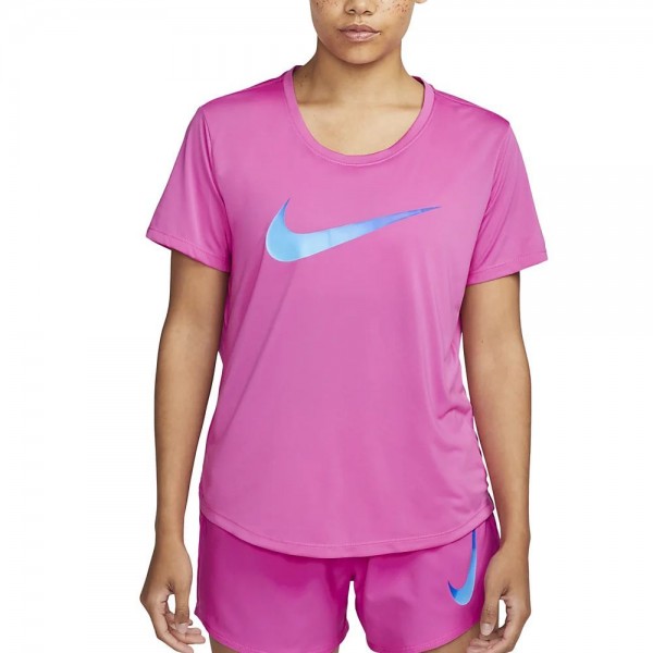 Nike Dri-FIT One Kurzarm-Laufoberteil Damen active fuchsia