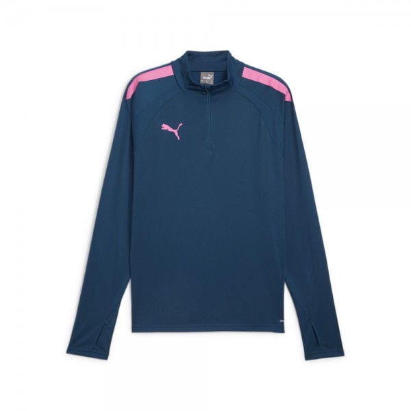 Puma teamLIGA Quarter-Zip Fußballshirt Herren ocean tropic pink