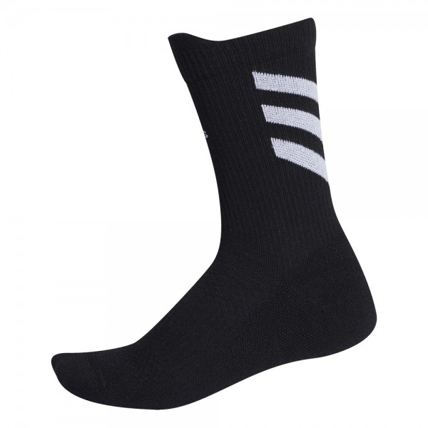 Adidas Fußball Herren Kinder Alphaskin Crew Low Cushion Socken Trainingsocken schwarz weiß