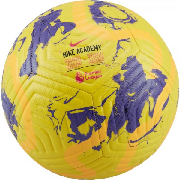 Nike Premier League Academy Fußball gelb lila pink blast Gr 5
