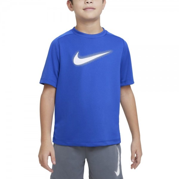 Nike Multi Dri-FIT Trainingsoberteil Kinder blau weiß