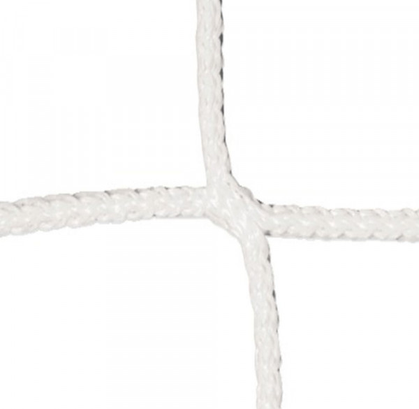 Huck Fussballtornetz-Paar aus Polyester 4 mm 200 x 200 cm weiß