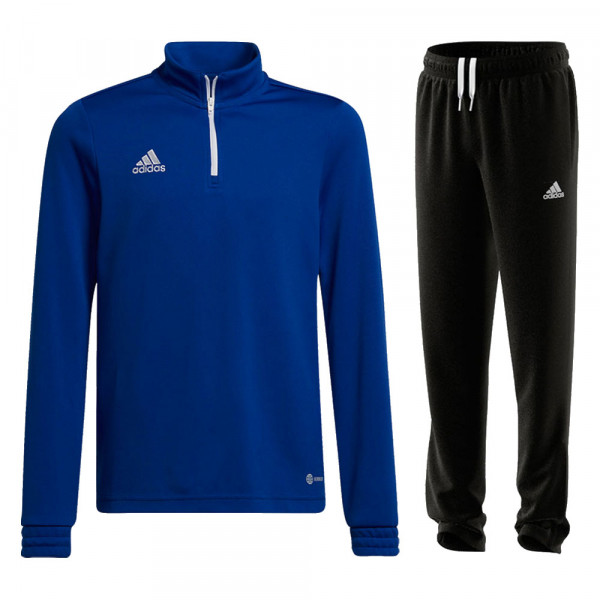 Adidas Entrada 22 Trainingsanzug Kinder blau schwarz