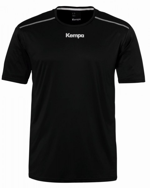 Kempa Handball Polyester Training Shirt T-Shirt kurzarm Herren schwarz