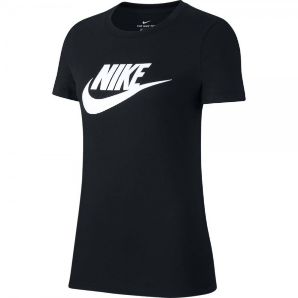 Nike Sportswear Essential T-Shirt Damen schwarz weiß