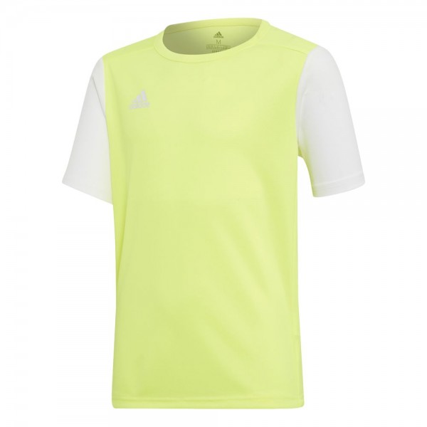 Adidas Fußball Estro 19 Match Trikot Kurzarmshirt Kinder Teamtrikot gelb weiß