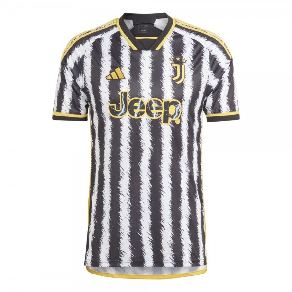 Adidas Juventus Turin Home Trikot 2023 2024 Kinder schwarz weiß