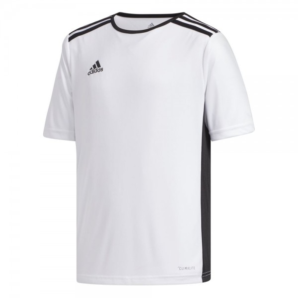 Adidas Fußball Entrada 18 Match Trikot Kurzarmshirt Kinder Teamtrikot weiß schwarz