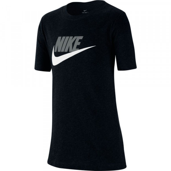 Nike Sportswear Baumwoll­ T-Shirt Kinder schwarz grau