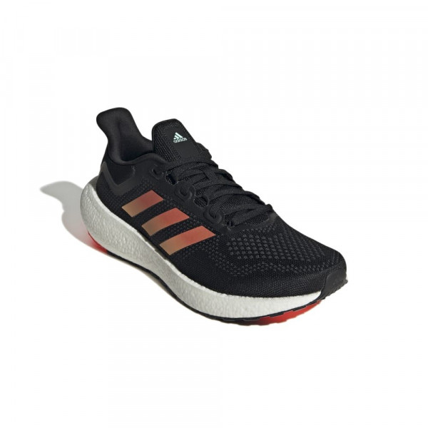 Adidas Unisex Pureboost 22 Laufschuhe schwarz rot weiß
