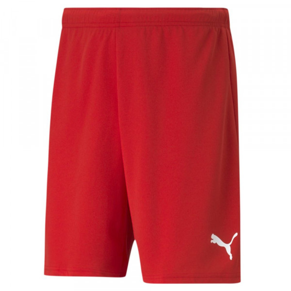 Puma Fußball teamRISE Shorts Herren rot weiß