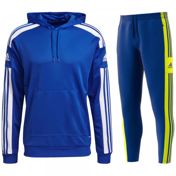 Adidas Fußball Kinder Trainingsanzug Squadra 21 blau blau