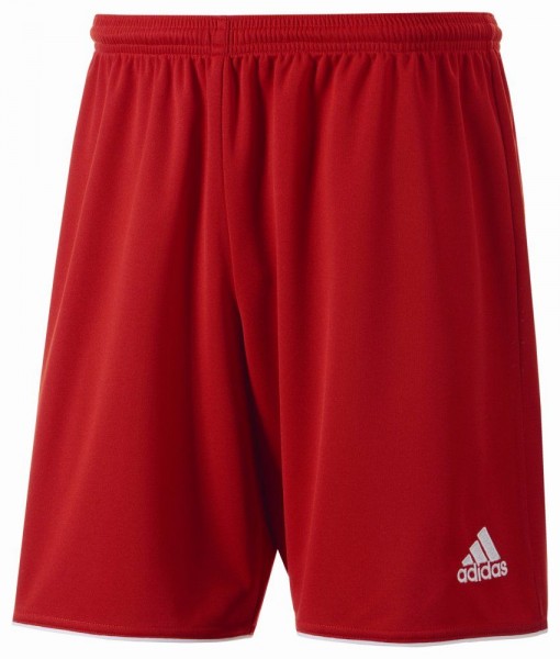 Adidas Fußball Shorts Parma II ohne Innenslip Herren Kinder Kurze Hose rot weiß