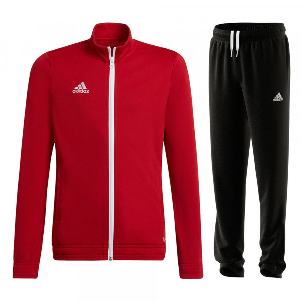 Adidas Entrada 22 Trainingsanzug Kinder rot schwarz