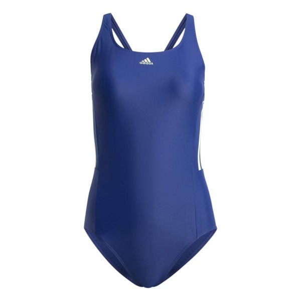 Adidas Mid 3-Streifen Badeanzug Frauen dunkelblau