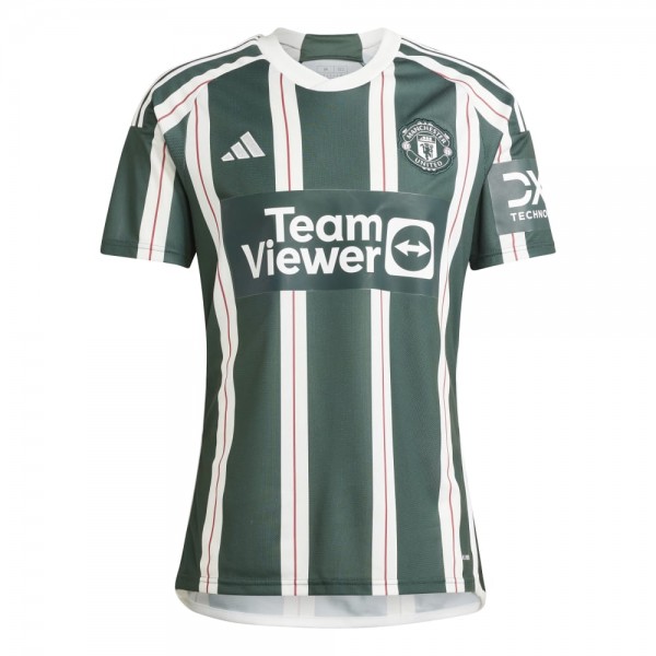 Adidas Manchester United Away Trikot 2023 2024 Kinder grün